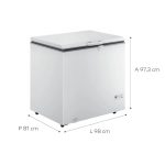Congelador Horizontal Consul CHA22 221L 1 Tapa – Doble Acción – 79