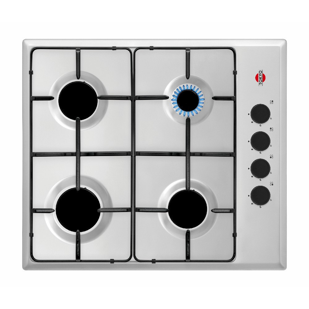 COTOKANKA6400-N ANAFE A GAS TOKYO ANKA INOXIDABLE 4 HORNALLAS ENCEND. ELÉCTRICO COMANDO LATERAL - Imagen 1