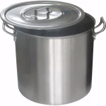 Caldero Industrial de Aluminio N° 34 Hotel 27 Lts Color Gris