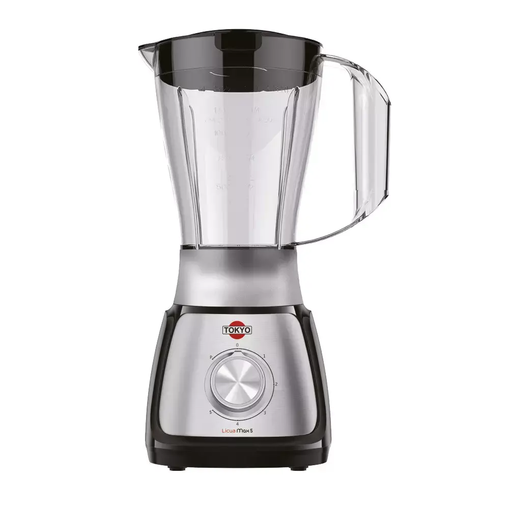 EDTLMAX5-N.jpg LICUADORA MARCA: TOKYO LICUA MAX 5 VELOCIDADES 500W 220V/50HZ - Imagen 1