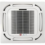 EVAPORADOR +CARETA SPLIT CASSETE ROUND FLOW 36000 BTU DESC HORIZ