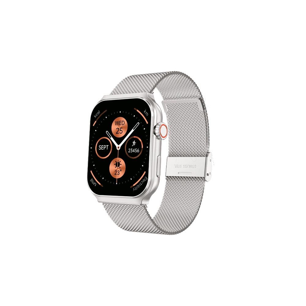 fastrax_111928_6aa88d4c0a7dd.jpg SMARTWATCH FTXF25-SVSM 50MM PLATA METAL ANDROID/IOS/BT/FREC. CARD - Imagen 1