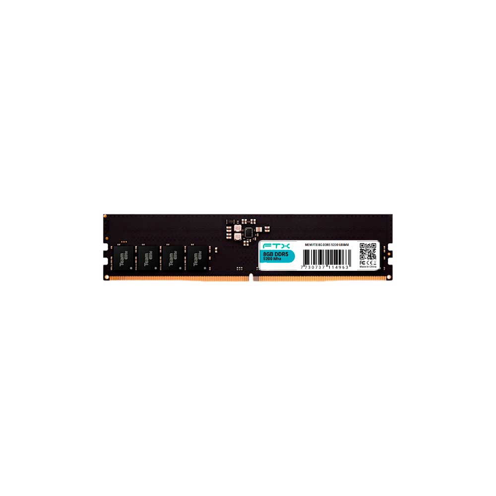 fastrax_114967_6aa88d6d7aac5.jpg MEMORIA RAM DDR5 8GB 5200 FTX 114963 - Imagen 1