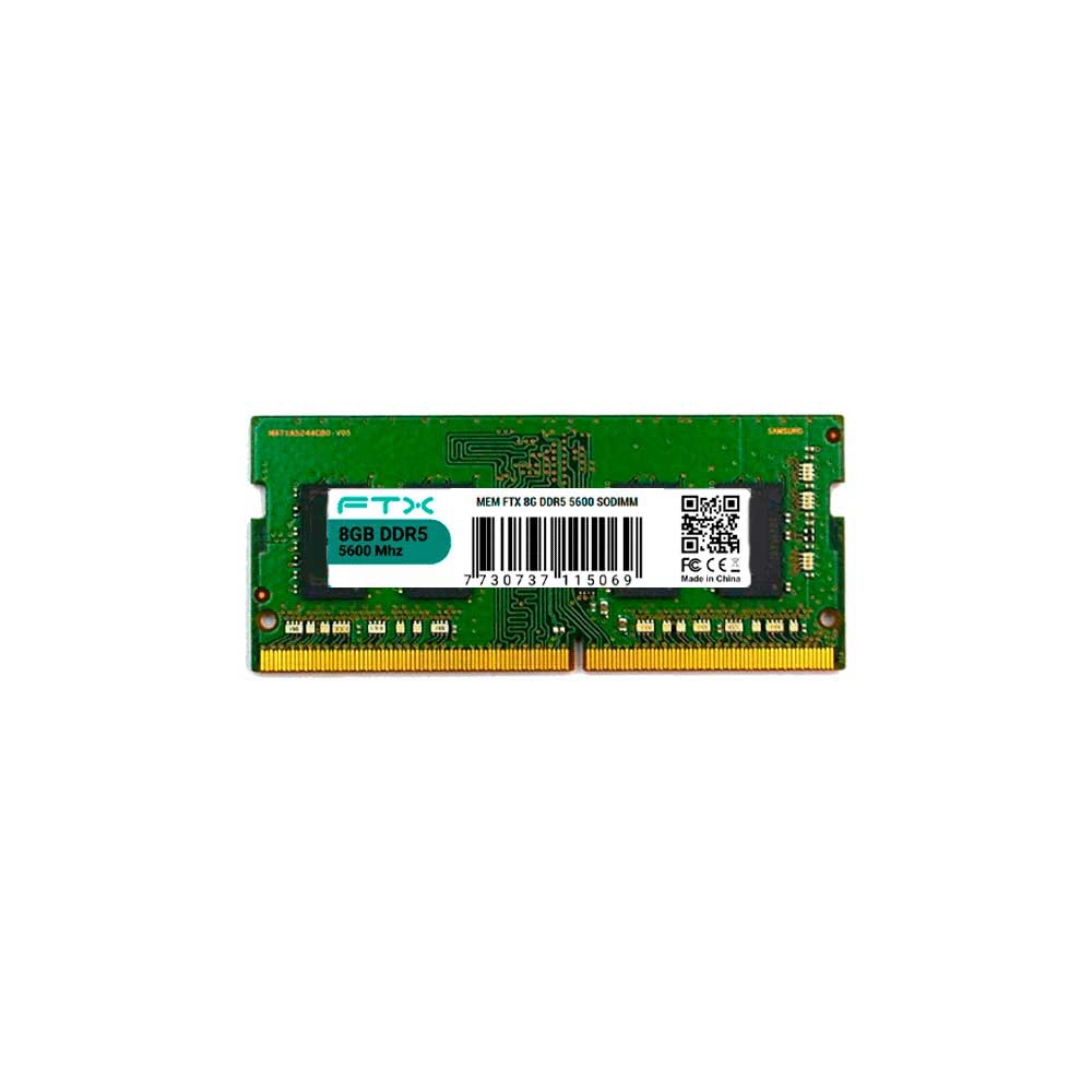 fastrax_115063_6aa88d7c3624b.jpg MEMORIA RAM PARA NOTEBOOK DDR5 8GB 5600 FTX 115069 - Imagen 1