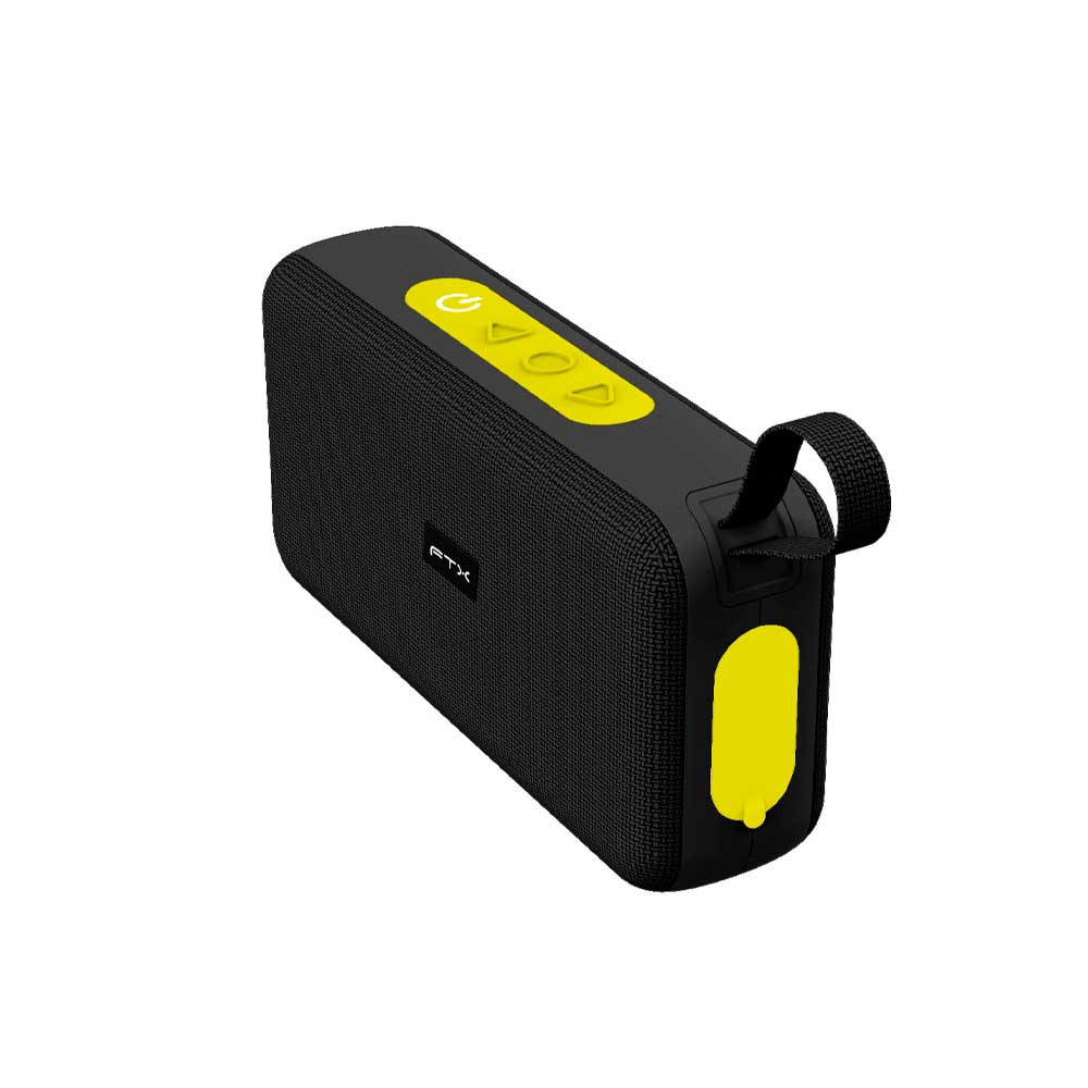 fastrax_127097_6aa88fef635e1.jpg PARLANTE FTX BOOM SP-16MBY 16W BT/BAT/AUX/FM/MICRO SD NEGRO/AMARILLO - Imagen 1