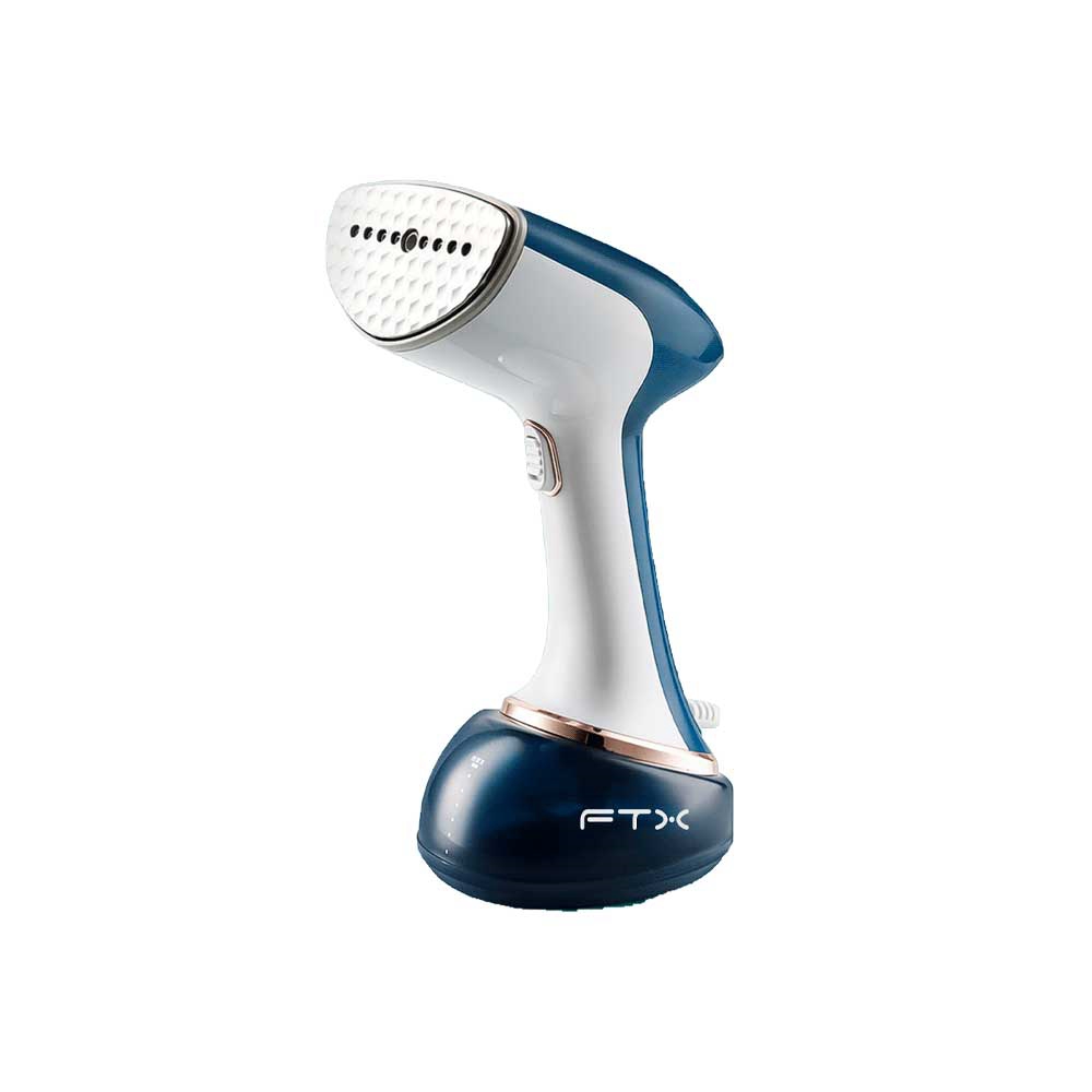 fastrax_127417_6aa88ffe1fea2.jpg PLANCHA DE VAPOR PORTATIL FTX 1500W 220V/360ML BLANCO/ AZUL EI-02 - Imagen 1