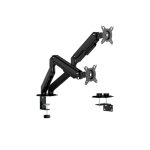 SOPORTE PARA 2 MONITORES FTX C096E 17" A 32" 9KG/ART/INC/GIR/ROT180°/NEGRO
