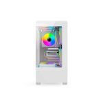 GABINETE GAMER FTX PCC-G9WH VIDRIO TEMP 3 FAN ATX/MATX/ITX BLANCO - Imagen 3