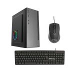 GABINETE KIT FTX PCC-5W3SK C/FUENTE 500W MOUSE+TECL/ESP ATX/MATX/ITX