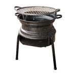 Brasero con Parrillita de Hierro Desmontable