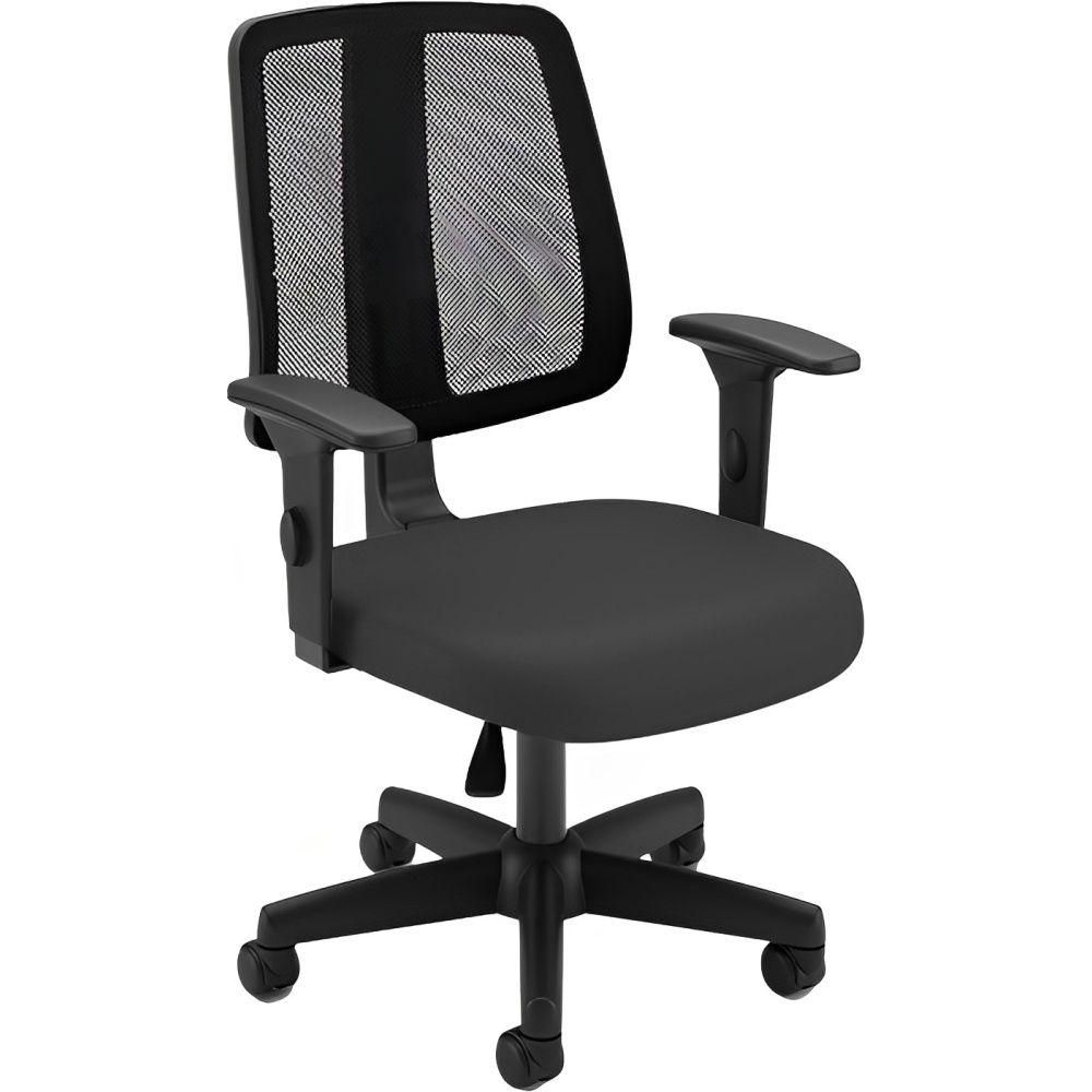 Silla de Escritorio Cavaletti Flip Light con Apoya Brazo 43122 - Negro - Imagen 1