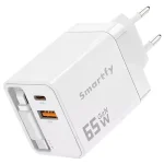 CARGADOR SMARTFY CAR01 65W USB-C BLANCO