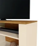 RACK BANCADA UP ILHEUS 1.35 OFF WHITE/CANELA - Imagen 3