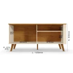 RACK BANCADA UP ILHEUS 1.35 OFF WHITE/CANELA - Imagen 6