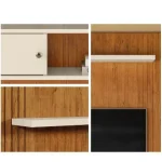 HOME SUSP UP BETIM 1.36 CANELA/OFF WHITE - Imagen 3