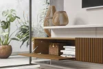 HOME UP ISTAMBUL OFF WHITE PEROLIZADO/JEQUITIBA RIPADO - Imagen 2