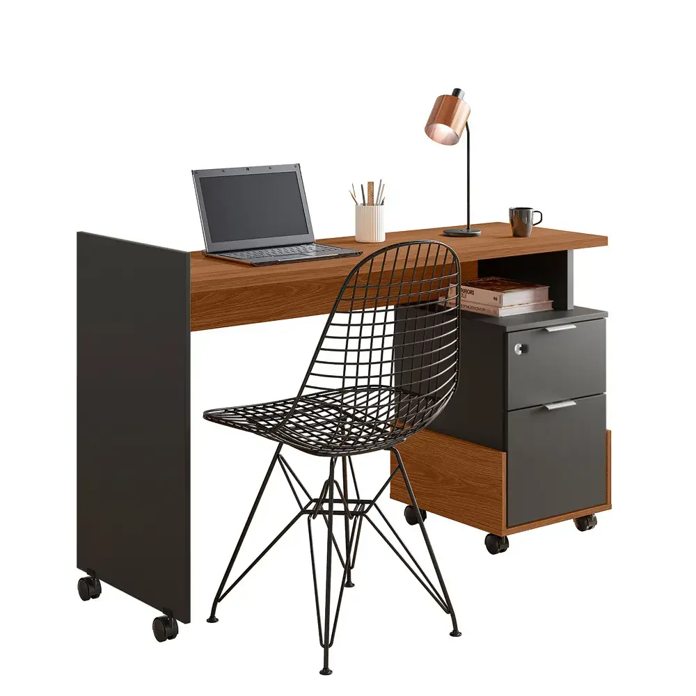 MESA-DE-COMPUTADOR-ALESSA-MODULO-1-JEQUITIBA-COM-CHUMBO-FINDO-INFINITO MESA OFFICE UP ALESSA MODULO1 JEQUITIBA/CHUMBO - Imagen 1