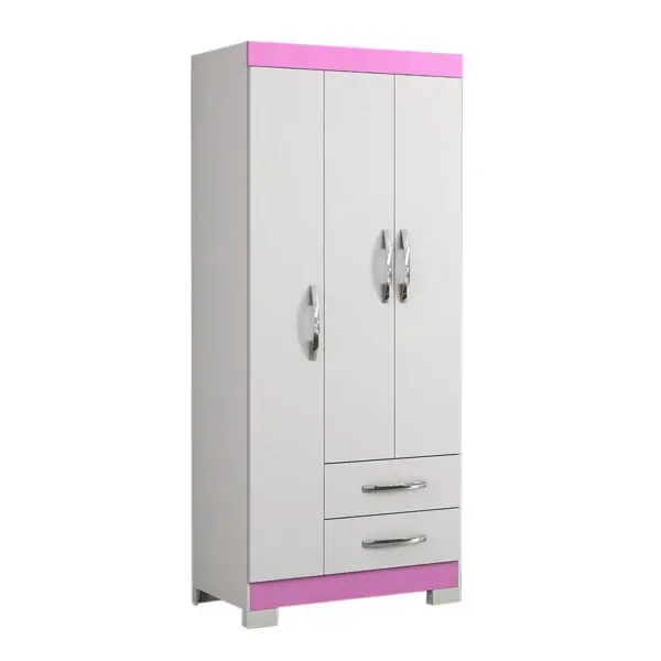 Rop_NT_5000_BLANCO-ROSA-Abba-Muebles-600x600 ROPERO 3 PUERTAS NT5000 NOTAVEL - Imagen 1