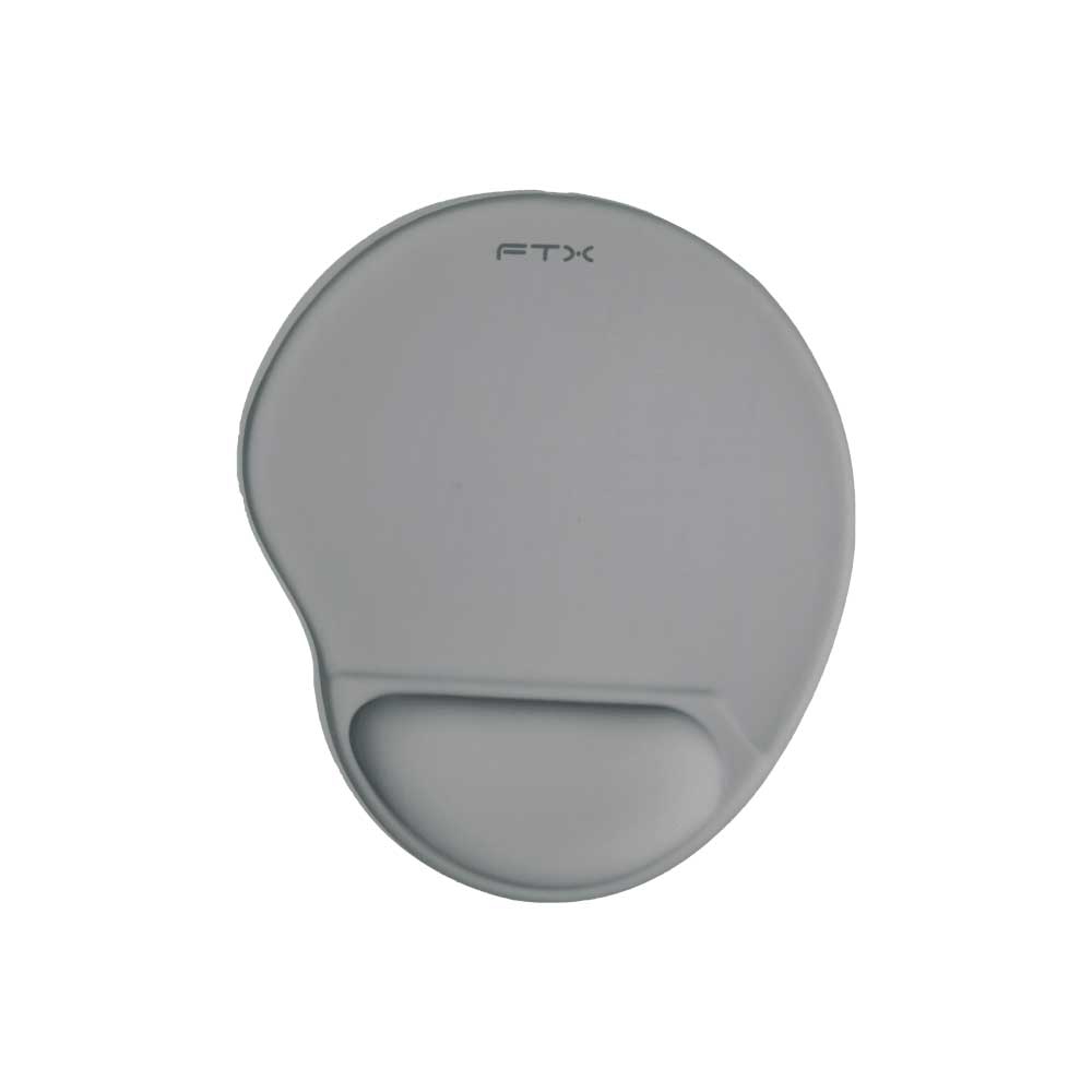 fastrax_124324_6ad644998128f.jpg MOUSE PAD FTXMPG01-GN 31X27CM CON APOYO DE MUÑECA EN GEL GRIS - Imagen 1