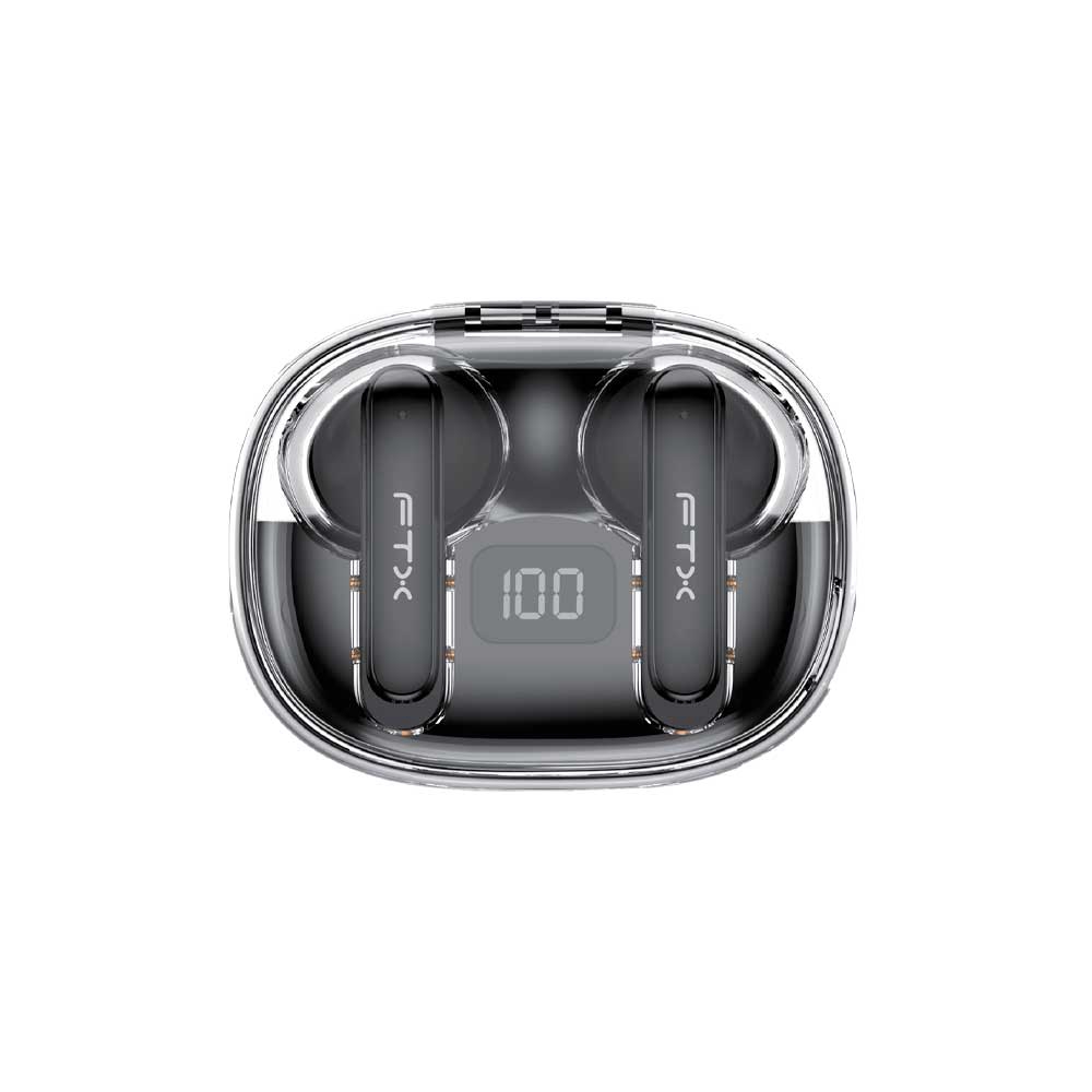 fastrax_124607_6ad644a3e8ad5.jpg AURICULAR CON MICROFONO FTX E80-BK BT/MIC/ENC/TOUCH/IPX6 NEGRO - Imagen 1