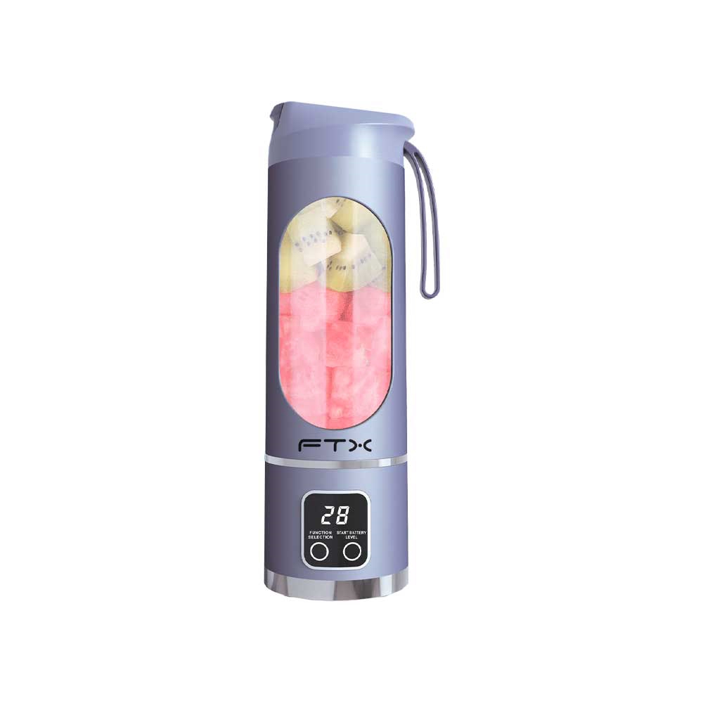fastrax_127134_6ad644cdaeae2.jpg LICUADORA PORTATIL FTX 25W RECARGABLE 3 FUNCIONES MORADO PB-PR - Imagen 1