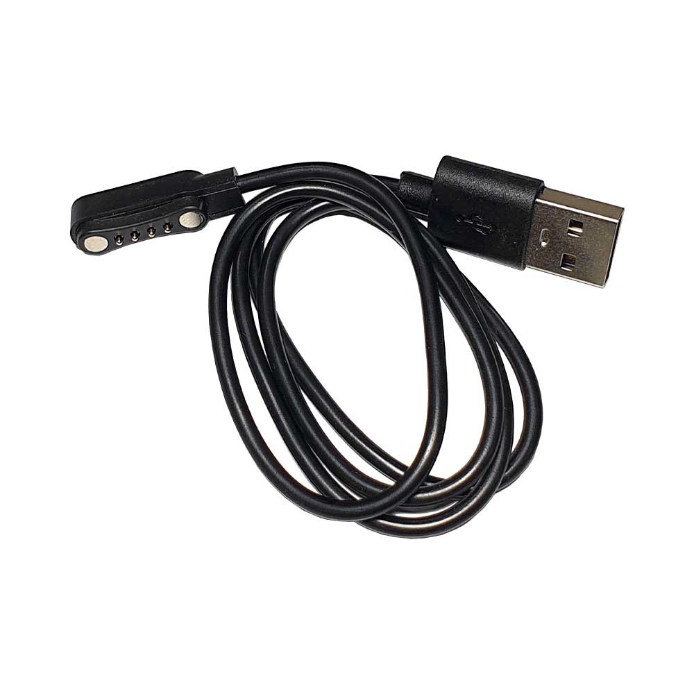 fastrax_133951_6ad561f3198a2.jpg CABLE CARGADOR SMARTWATCH FTX 4 PINES NEGRO PARA K10 - Imagen 1