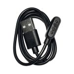 CABLE CARGADOR SMARTWATCH FTX 2 PINES VERSION 2 NEGRO P/G12