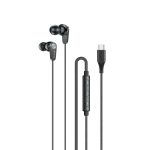 AURICULAR CON MICROFONO FTX E21C-BK USBC/ CABLE DE 1.2 METROS NEGRO