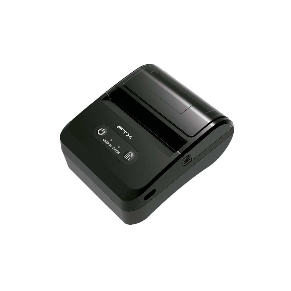 fastrax_136891_6ad645296e1a6.jpg IMPRESORA TERMICA DIRECTA FTX RECIBOS 3" TDR080BT PORTATIL USB/BT NEGRO - Imagen 1